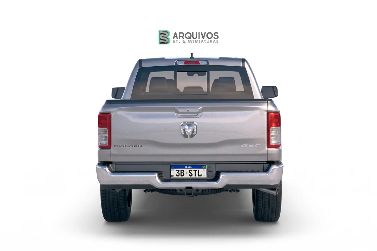 Modelo 3D STL - Dodge RAM BigHorn 2019 — foto 3